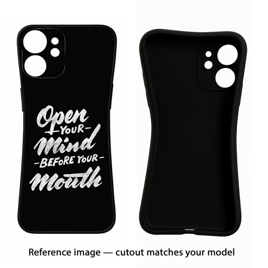 Open Your Mind Before Your Mouth Vivo T3 Lite 5G Back Cover