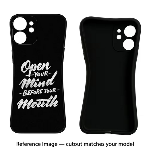 Open Your Mind Before Your Mouth Oppo Reno13 5G Back Cover