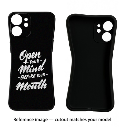 Open Your Mind Before Your Mouth OnePlus 13R Back Cover