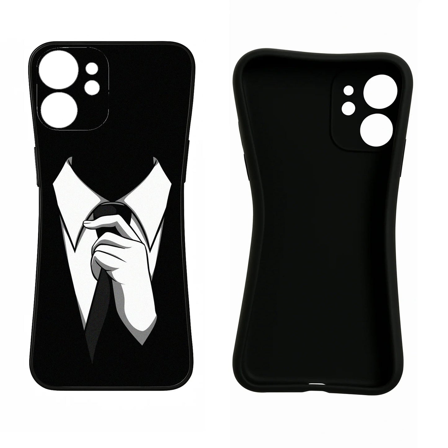 Black Tie Oneplus 8T Back Cover