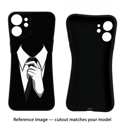 Black Tie Moto G86 Power Back Cover