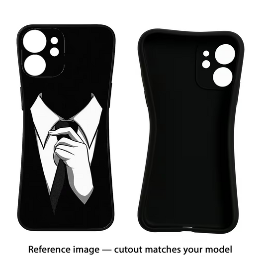 Black Tie Oppo Reno13 5G Back Cover