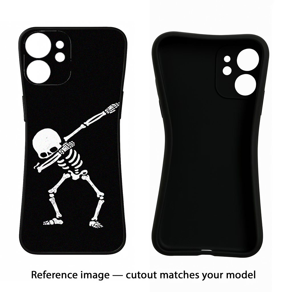 Dabbing Skeleton Art Samsung M14 Back Cover