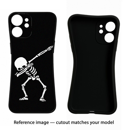 Dabbing Skeleton Art Samsung M14 Back Cover