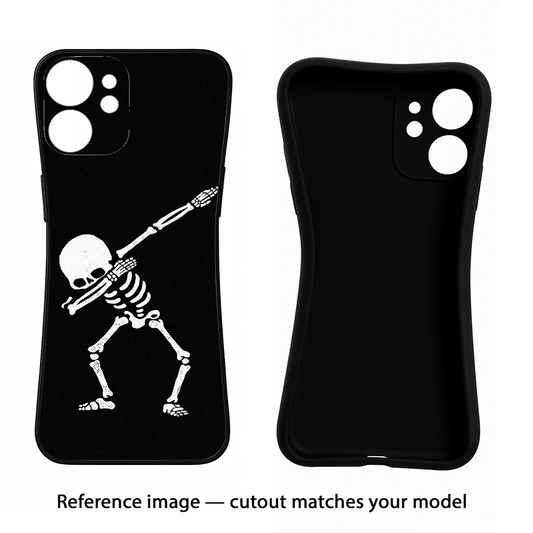 Dabbing Skeleton Art Samsung M14 Back Cover