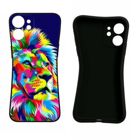 Vector Art Lion Oppo F19 Pro+ Back Cover