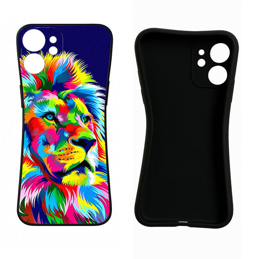 Vector Art Lion Oppo F19 Pro Back Cover