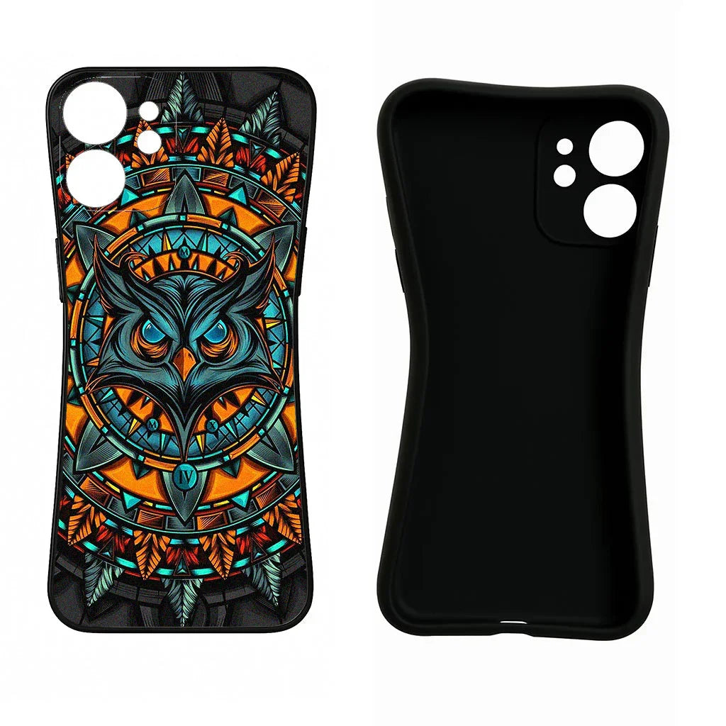 Angry Owl Art Redmi Note 12 Pro 5G Back Cover