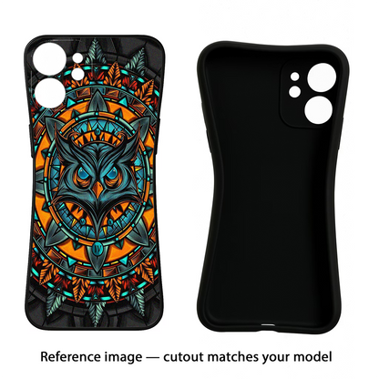 Angry Owl Art Vivo Y400 Pro 5G Back Cover