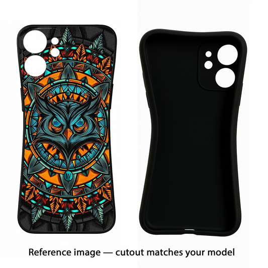 Angry Owl Art Samsung M12/F12 Back Cover