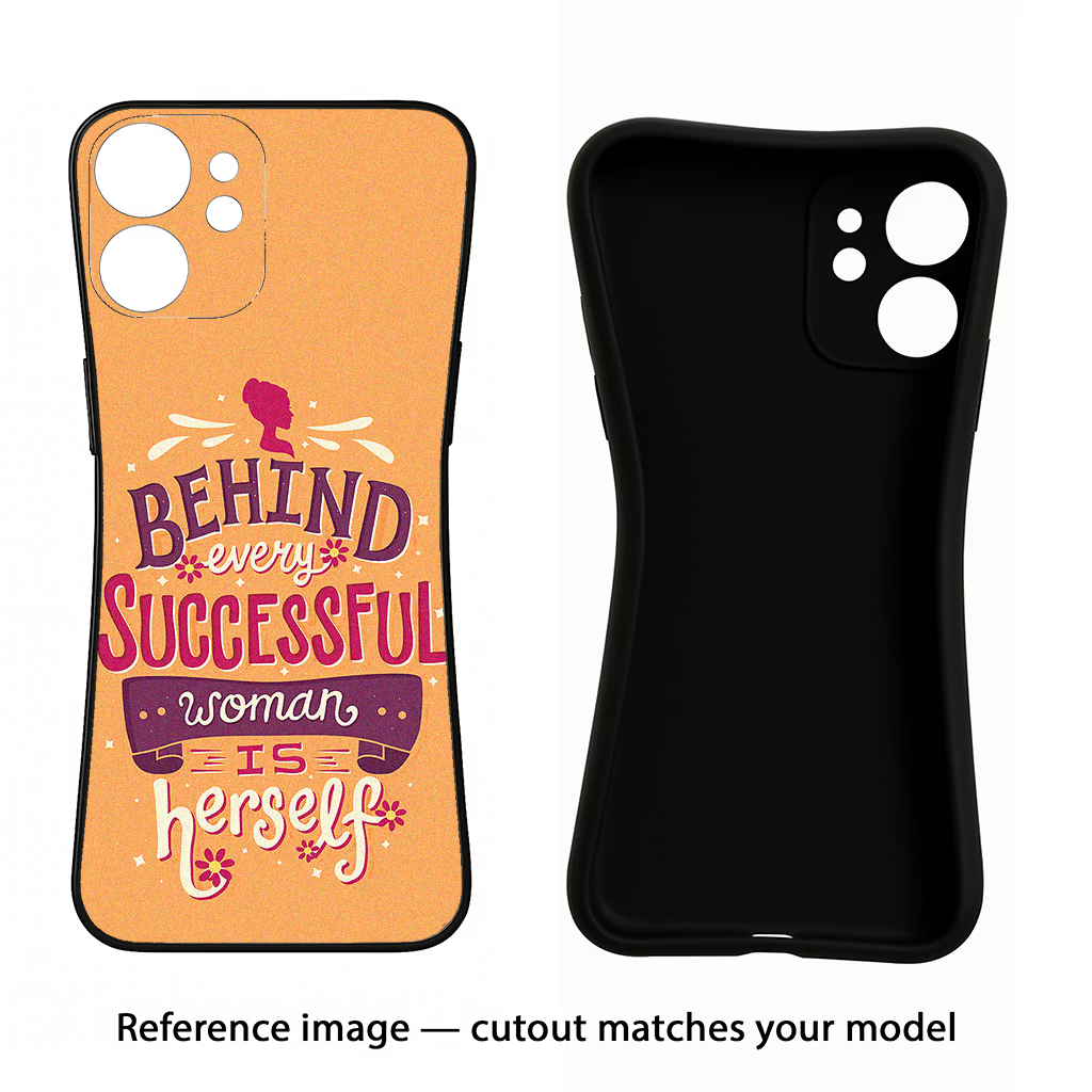 Behind Every Successful Woman There Is Herself Samsung A55 5G Back Cover