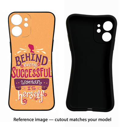 Behind Every Successful Woman There Is Herself Samsung A55 5G Back Cover