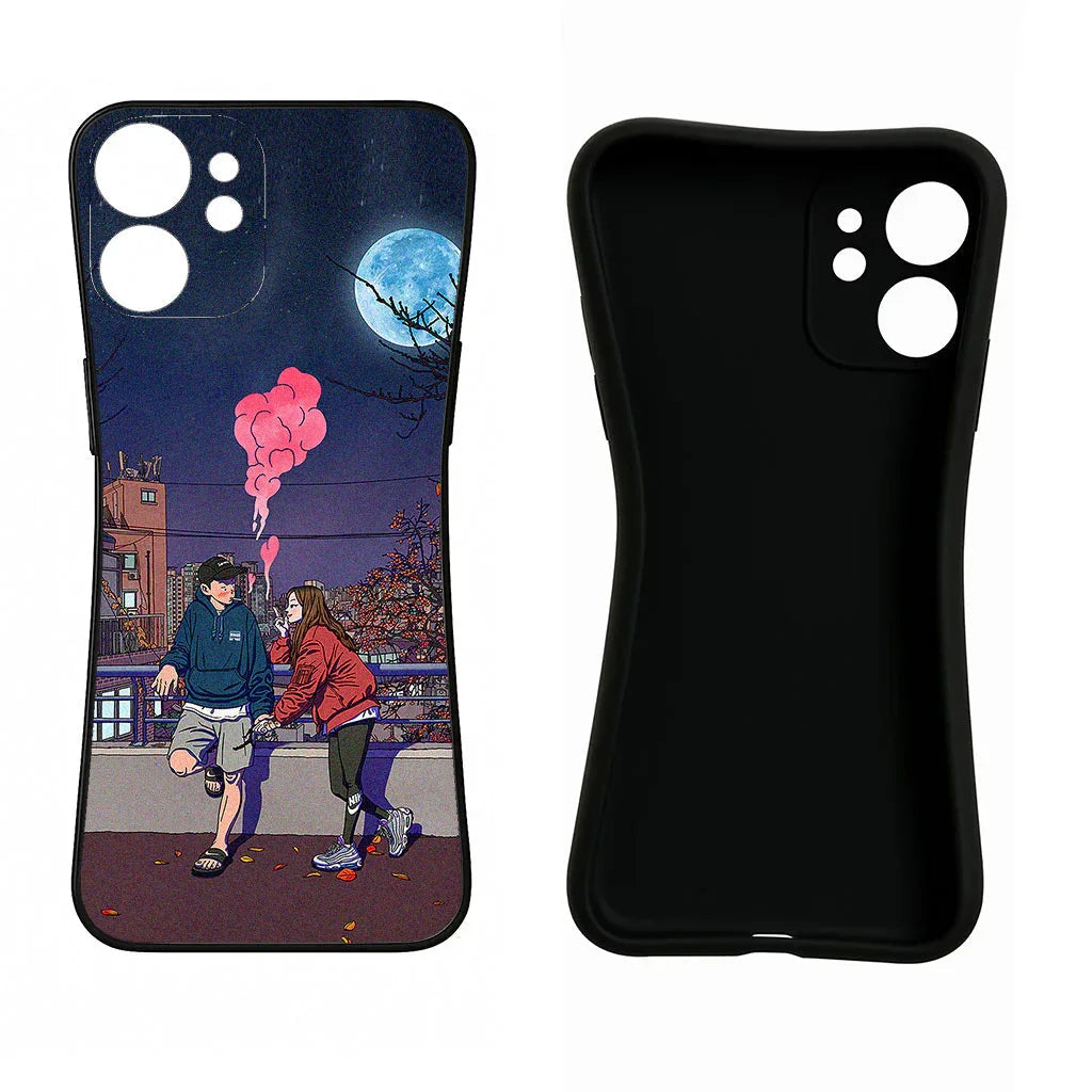 Chilling Couple Samsung A51 Back Cover