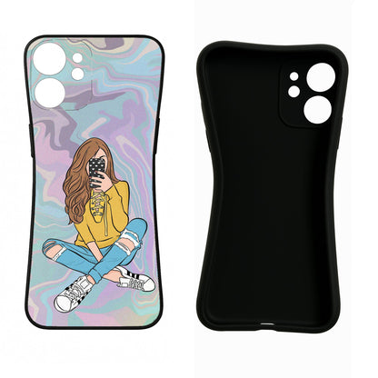 Selfie Girl iPhone 11 Back Cover