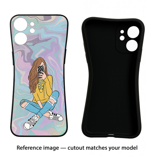 Selfie Girl Samsung S25 Ultra Back Cover