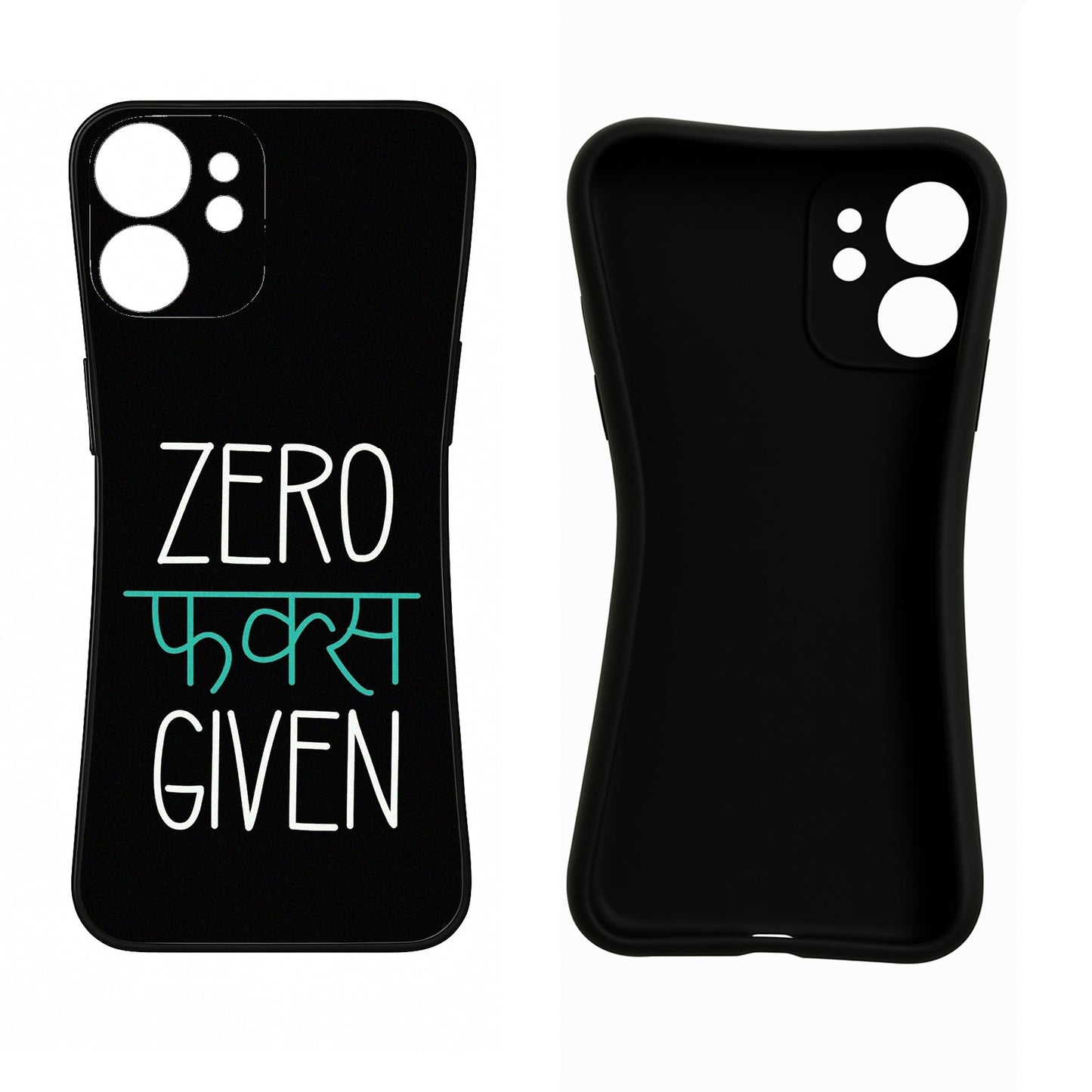 Zero Fucks Given iPhone 14 Plus Back Cover