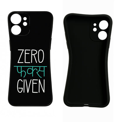 Zero Fucks Given iPhone 13 Back Cover
