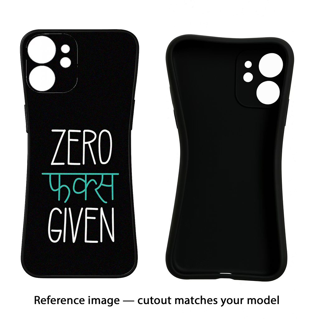 Zero Fucks Given Realme 15 Back Cover