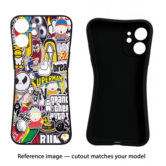 Sticker Bomb Realme Narzo 80 Lite 5G Back Cover