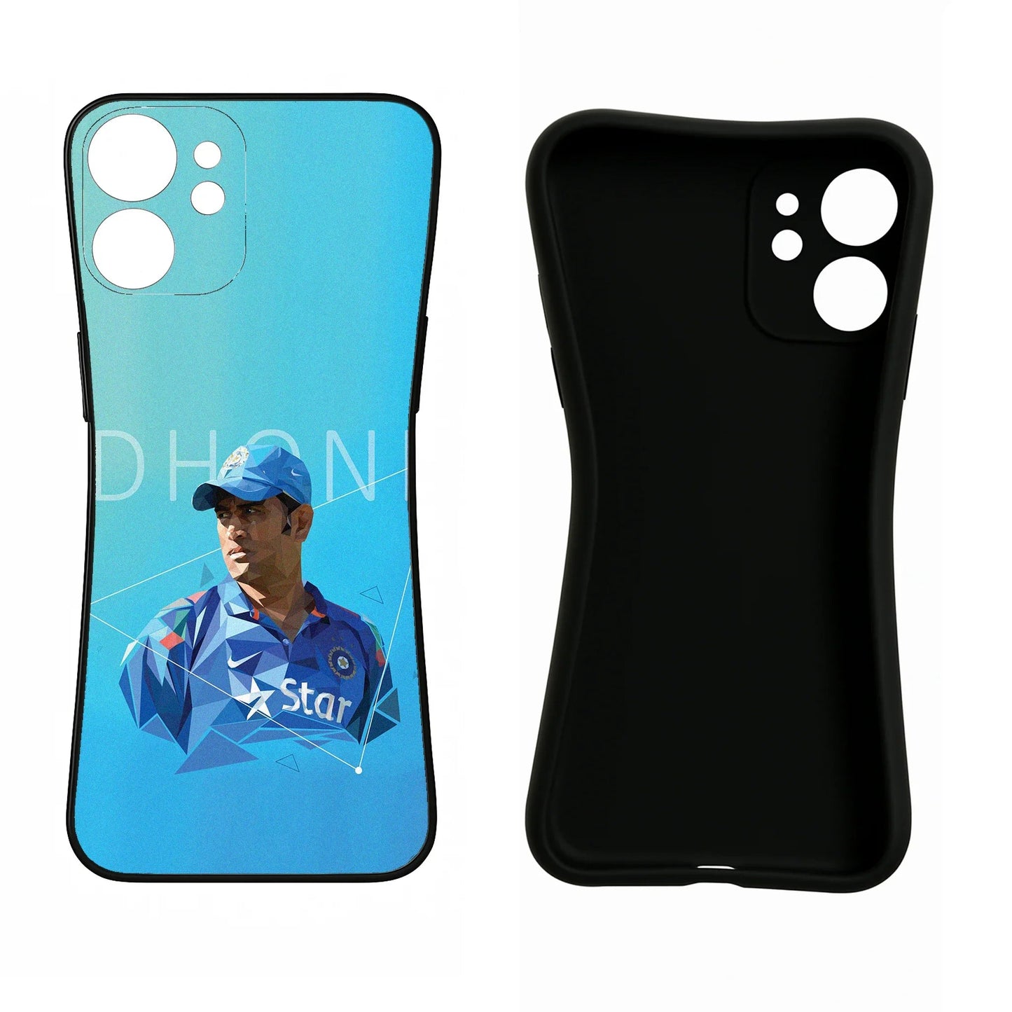 Dhoni Artwork Redmi Note 11 SE Back Cover