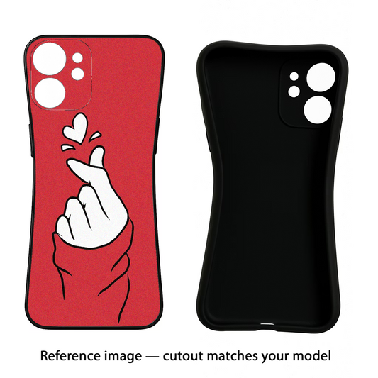 Korean Love Sign Samsung S25 Ultra Back Cover