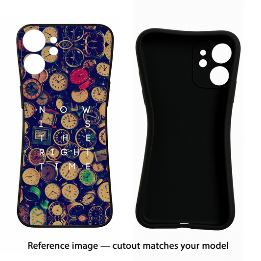 Now is the Right Time Quote Samsung A36 5G Back Cover