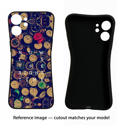 Now is the Right Time Quote Samsung Note 20 Back Cover