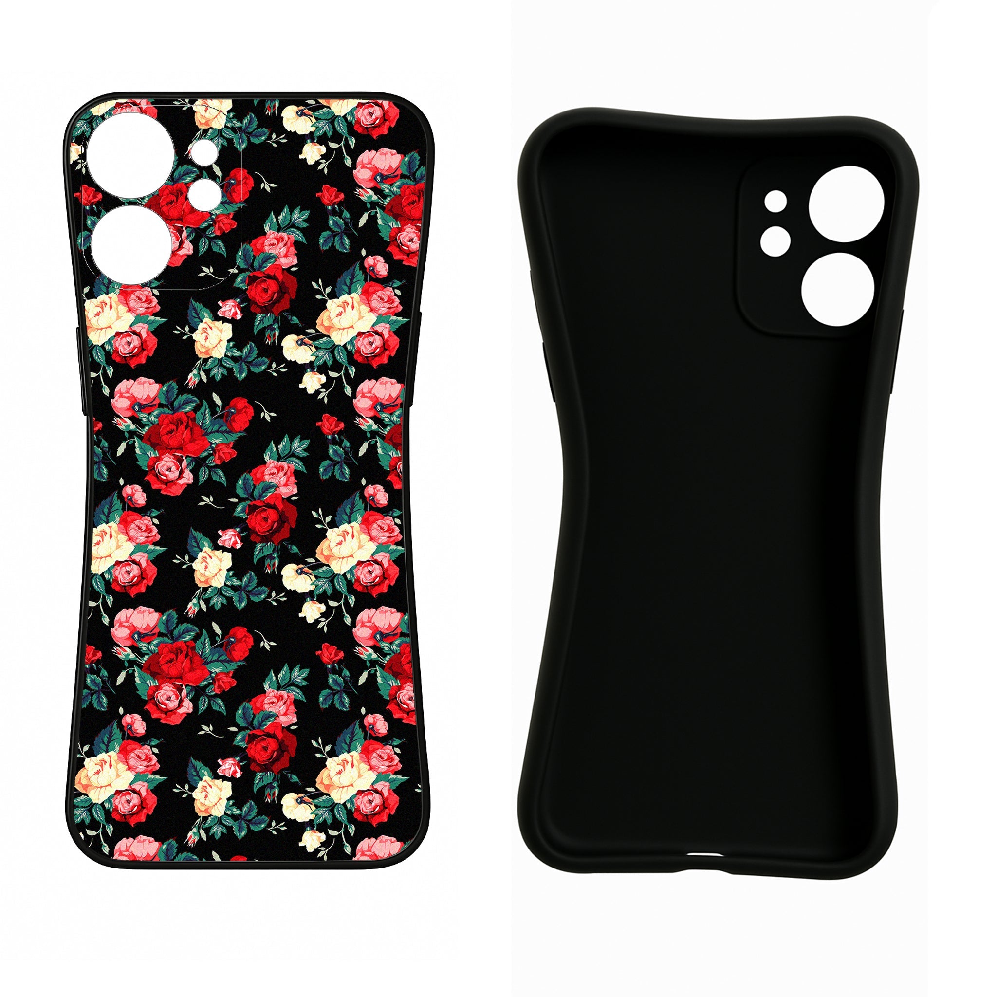 Rose Pattern Moto G64 5G Back Cover