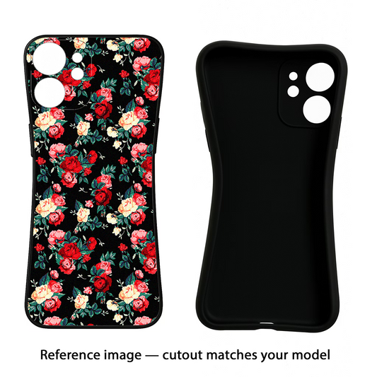 Rose Pattern iPhone 17 Pro Max Back Cover