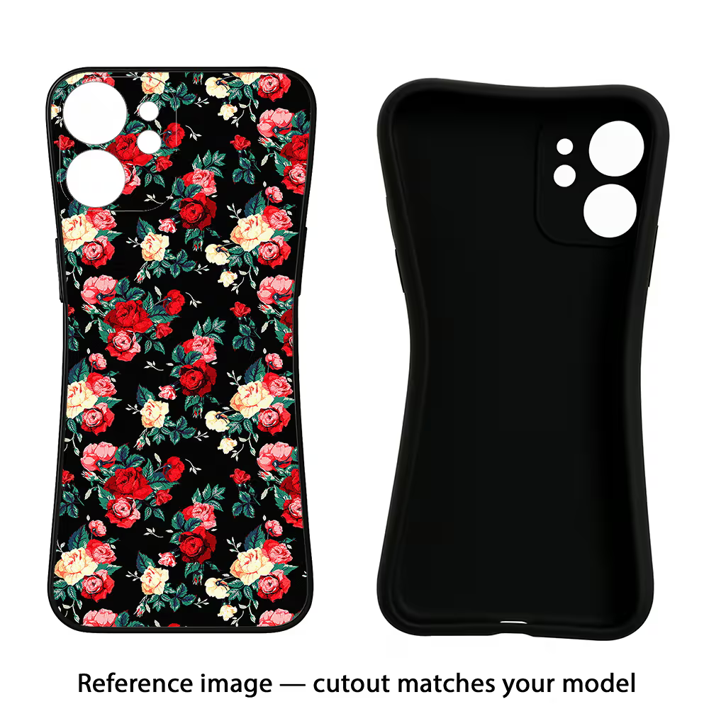 Rose Pattern OnePlus 13 Back Cover
