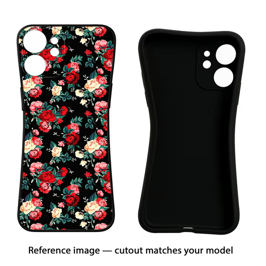 Rose Pattern iQOO Z10x 5G Back Cover