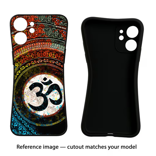 Om Cultural iQOO Neo 9 Back Cover Black Soft Case - Hello Swanky
