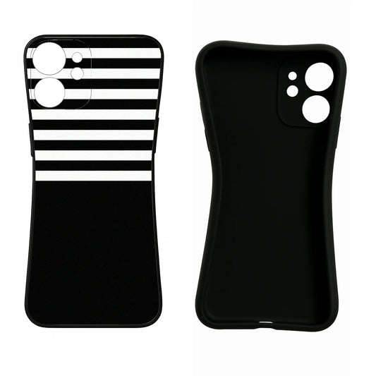 Black and White Print Realme 9 4G Back Cover