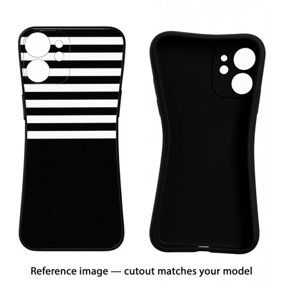 Black and White Print Realme Narzo 80 Lite 5G Back Cover