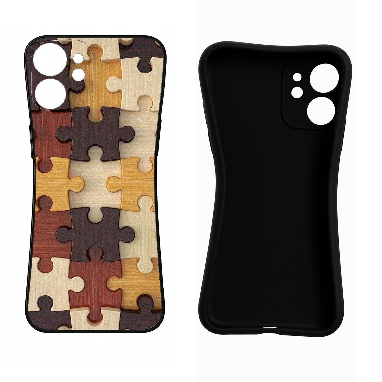 Wooden Puzzle Mi 11 Lite Back Cover