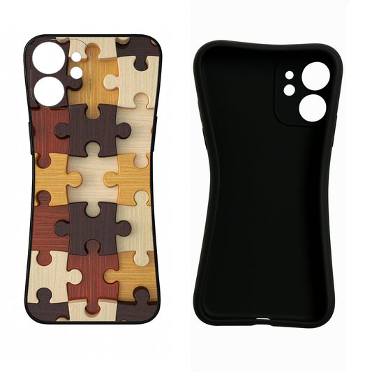 Wooden Puzzle Mi 11 Lite Back Cover