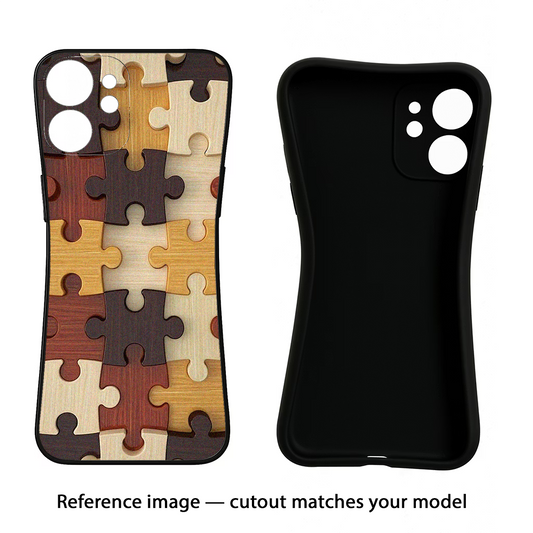 Wooden Puzzle iPhone 17 Back Cover