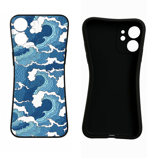 Blue Waves Redmi 10 Prime Back Cover