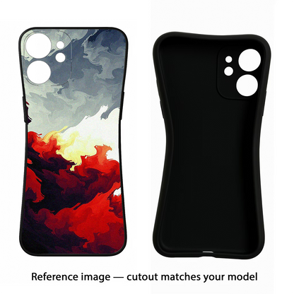 Fire Cloud Samsung M35 5G Back Cover
