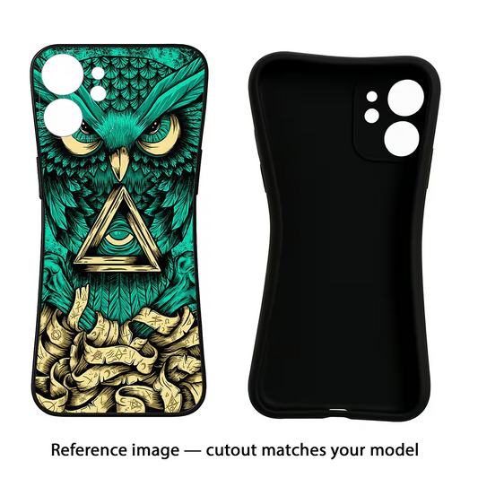 Green Owl Samsung A26 Back Cover