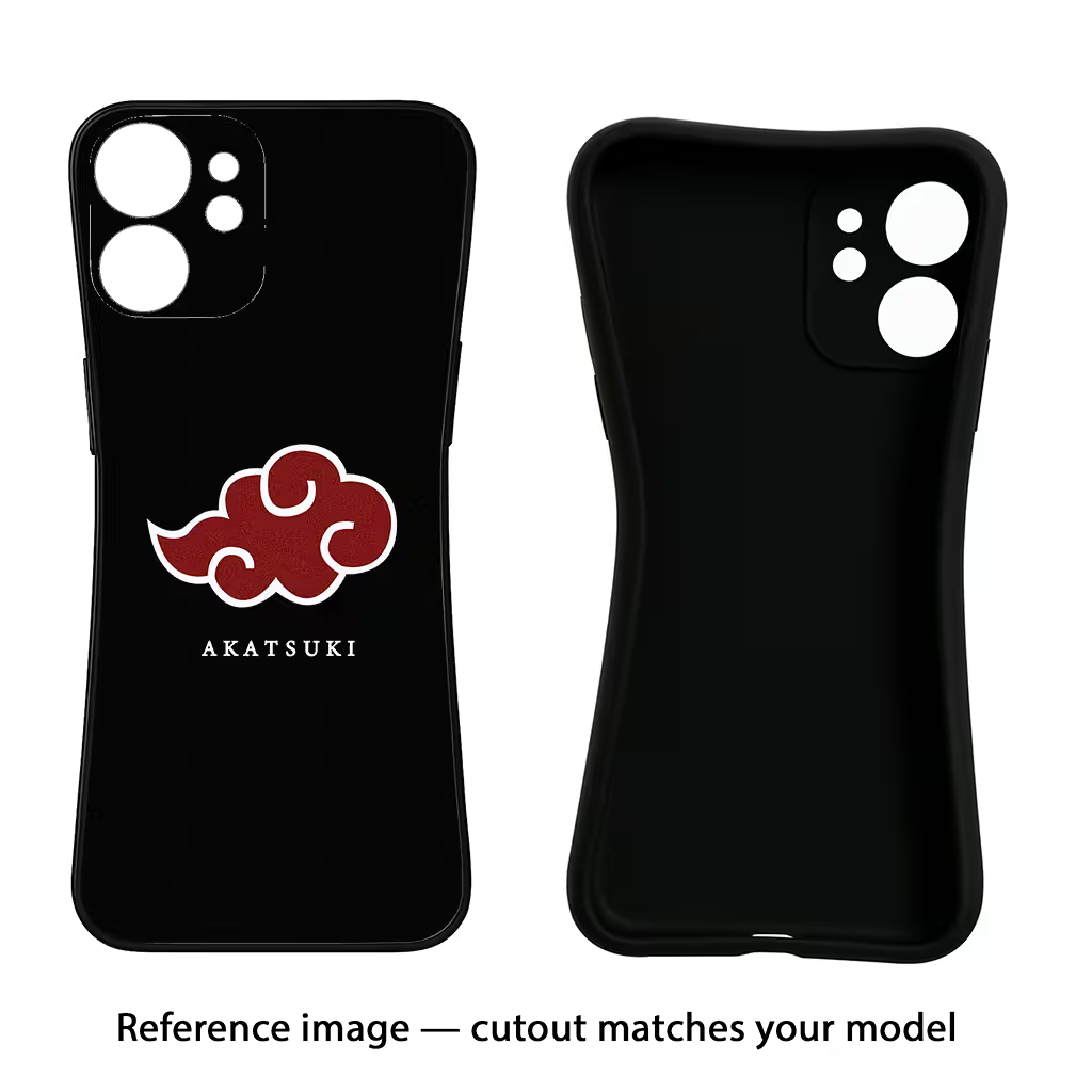 Akatsuki iQOO Neo 9 Back Cover Black Soft Case - Hello Swanky