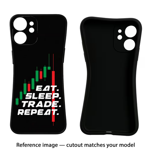 Eat Sleep Trade Repeat Oppo Reno13 5G Back Cover