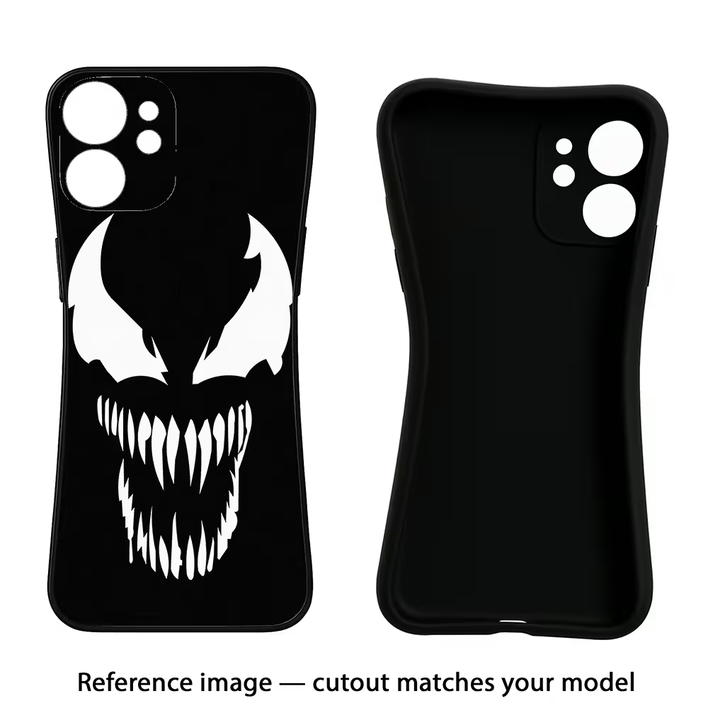 Venom iQOO Neo 9 Back Cover Black Soft Case - Hello Swanky