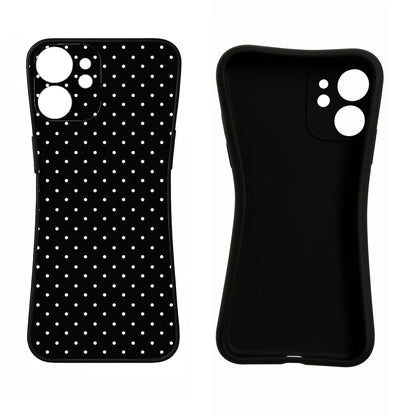 White Dots Poco C3 Back Cover
