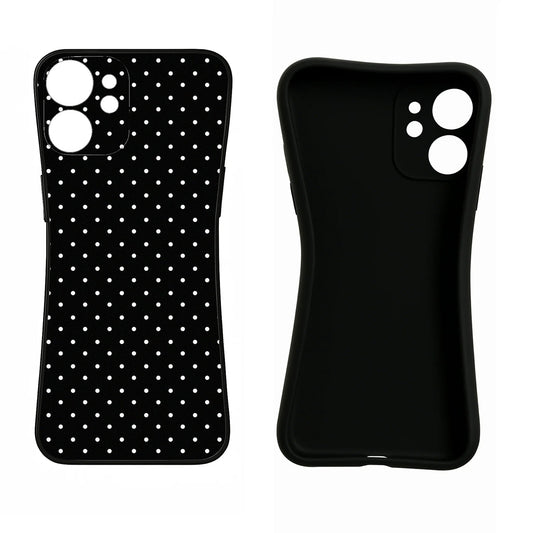 White Dots Poco C3 Back Cover