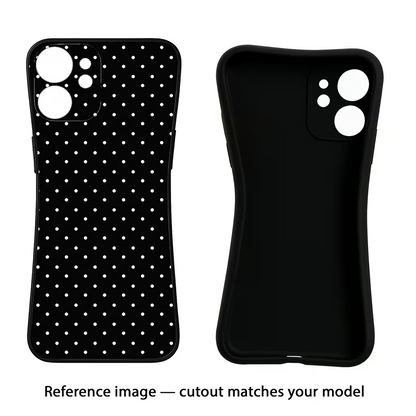 White Dots iPhone 16e Back Cover