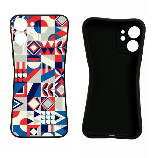 Colorful Pattern Oppo Reno6 5G Back Cover