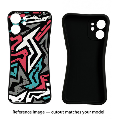 Geometric Graffiti Realme C65 5G Back Cover
