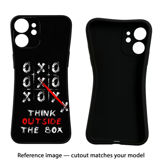 Think Out of the BOX iQOO Neo 9 Back Cover Black Soft Case - Hello Swanky