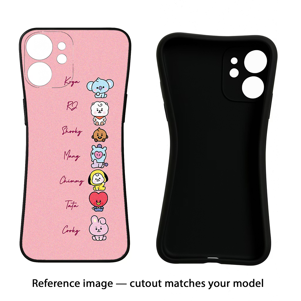 BTS names Vivo Y400 Pro 5G Back Cover